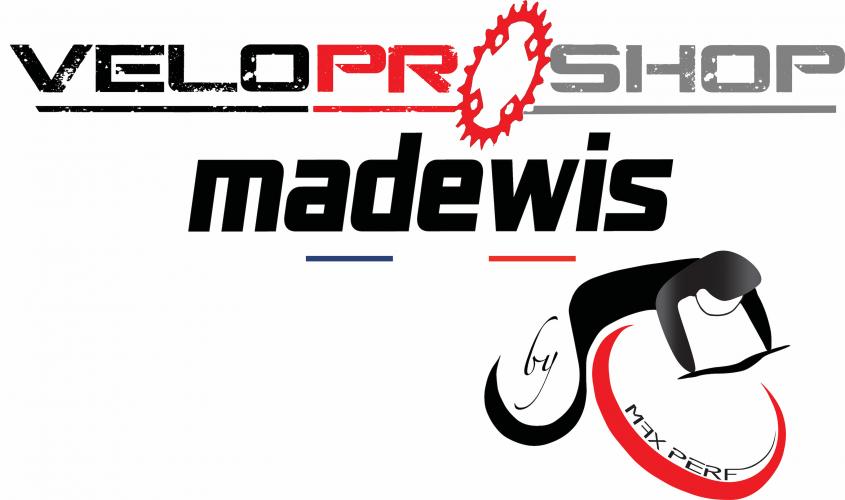 Logo TEAM VELOPROSHOP MADEWIS BY MAXPERF